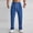Style2-Blue mens pants, variant on Mceream Men's Lightweight Cotton Sweatpants with Pockets Drawstring Joggers Workout Pants for Lounge,Gym,Running Pantalones De Moda Para Hombre Black L