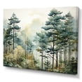 thumbnail image 2 of Designart "Tonalism Pines Pointillism I" Landscapes Wall Decor, 2 of 5