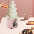 thumbnail image 3 of 4-Tier Stainless Electric Chocolate Fountain Machine Cater Cheese Cascading Fond, 3 of 11