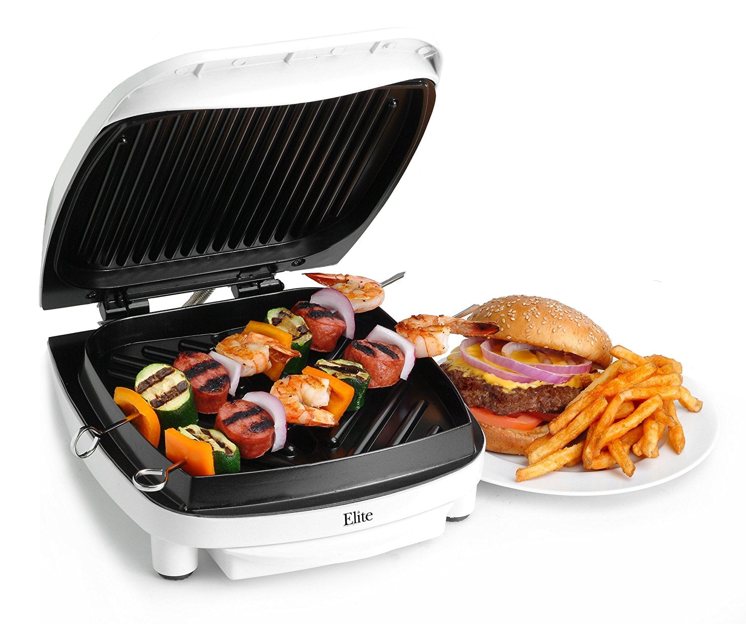 Elite Cuisine EWG350 4Slice Contact Grill