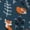 1 Black, variant on Women Crew Soft Moisture-wicking Socks Playful Foxes Forest Blues Pattern Design Cotton Socks, One Size fit All