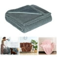 thumbnail image 2 of Waterproof Pet Blanket, Flannel Sherpa Throwing Blanket for Dog Bed, Couch, Car Seat, Sofa Protector, Machine Washable, Cuxi Thickened Pet Blanket B, 2 of 5