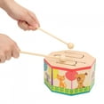thumbnail image 3 of Zerodis Hand Drum Toy Wooden Musical Instrument Learning Educational Toy For Children, 3 of 8