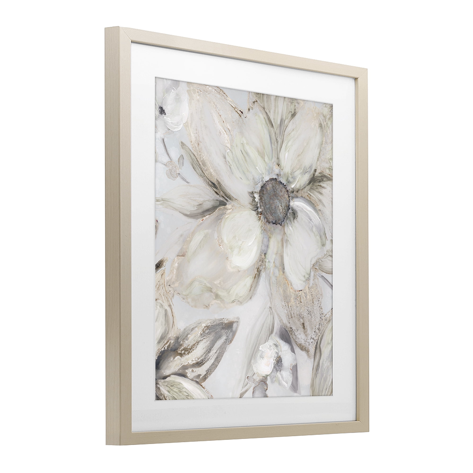 Stupell Industries Sandstone Tone Blooms Birch Framed Print Under Glass, design by Carol Robinson