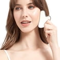 thumbnail image 4 of Juego de Gua Sha de acero inoxidable y rodillo de masaje facial para masajear el rostro, los ojos y el cuello, herramientas prácticas de masaje facial para el cuidado corporal, 4 of 8