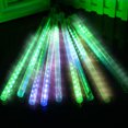thumbnail image 3 of Luces solares decorativas de 360 LED para exteriores, 10 tubos multicolor con panel solar grande, ideal para jardines, patios y eventos al aire libre., 3 of 7