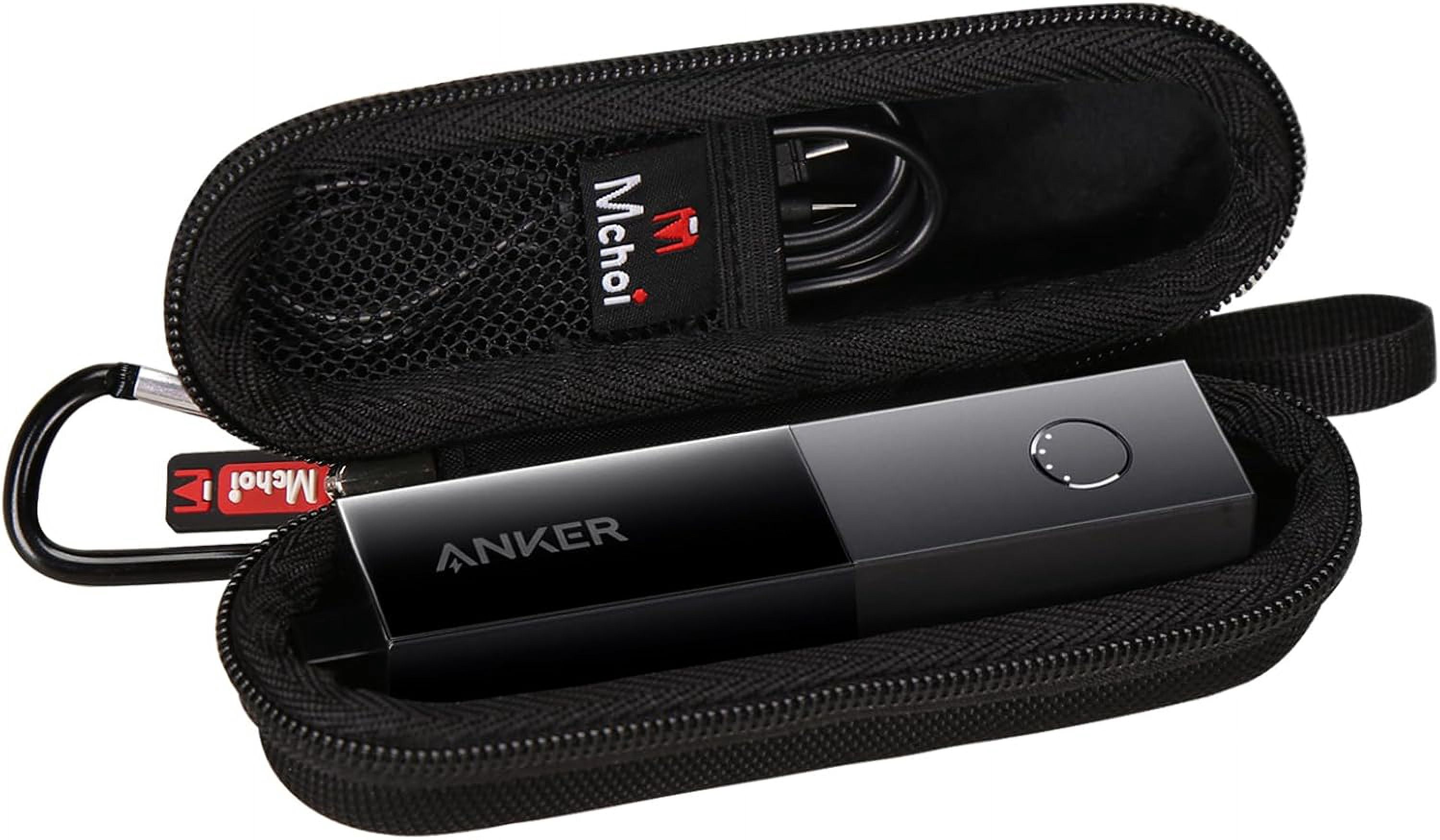 HRTGFD-Hard Case Suitable for Anker Portable Charger 511 Power Bank 5,000mAh, Waterproof Shockproof Battery Pack Holder, Case Only