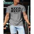 thumbnail image 3 of Gymish Keep Pushing Workout T-Shirt for Men – Funny Gym Shirt, Lifting Tee, Deadlift Shirt, Athletic Gym Wear, 3 of 6