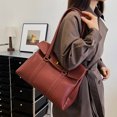 thumbnail image 2 of Bolso Mano Diseñador Hombro Suave Al Aire Libre Con Cierre Cerrojo PU para Mujer, 2 of 9