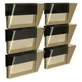thumbnail image 1 of Storex Magnetic Wall Pocket, Letter Size, Smoke, 6-Pack, 1 of 1