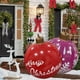 thumbnail image 5 of bola inflable de navidad bola inflable de navidad adorno navideo hecho de bola inflable de pvc decoración personalizada 60 cm adornos de fiesta de navidad ANGGREK JB1031, 5 of 7