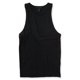 thumbnail image 1 of Camiseta sin mangas acanalada Aeropostale para mujer, negra, pequeña, 1 of 2