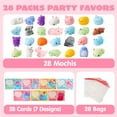 thumbnail image 3 of Joyfy 28 Packs Valentines Day Cards with Mochi Squishy Toys Gift Set, Animal Squeeze Fidget Toys for Kids Valentines School Class Exchange Cards, Valentine Party Favors, 3 of 8