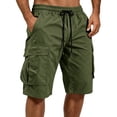 thumbnail image 2 of Trgacdwlo Men's Cargo Shorts Breathable Mens Shorts Athletic Running Workout Quick Dry Elastic Waist Mens Shorts Casual with Pocket, 2 of 9