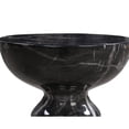 thumbnail image 5 of Pemberly Row 20"H Transitional Marble Concrete Stone Side Table in Black, 5 of 6