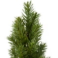thumbnail image 4 of Northlight 17" Mini Tabletop Christmas Tree with Red Metal Pot - Unlit, 4 of 4