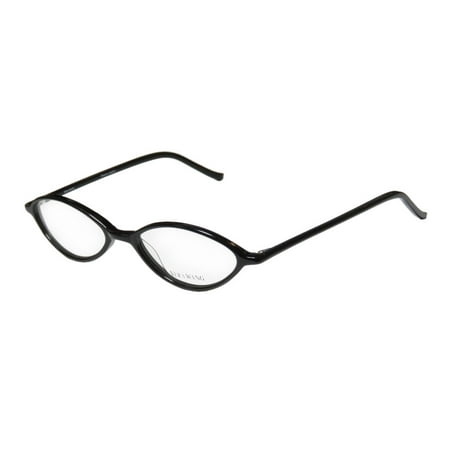 New Vera Wang V18 Womens/Ladies Designer Full-Rim Black Comfortable Original Case Sleek Frame Demo Lenses 47-17-133 Eyeglasses/Eyeglass Frame