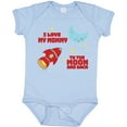 thumbnail image 3 of Inktastic I Love My Mommy to the Moon and Back Boys or Girls Baby Bodysuit, 3 of 5