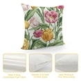 thumbnail image 4 of QZHH  Spring Tulips Lumbar Pillow Cover Farmhouse Floral Bloom Throw Pillowcase Spring Summer Outdoor Decorative Cushion Case for Sofa Couch Home Bed Decorations, 4 of 5