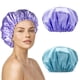 thumbnail image 1 of 2 piezas Gorros de ducha reutilizables para mujer Gorro de ducha grande impermeable, Gorros para el cabello Gorro de ducha de doble capa para mujer Protección del cabello, 1 of 5