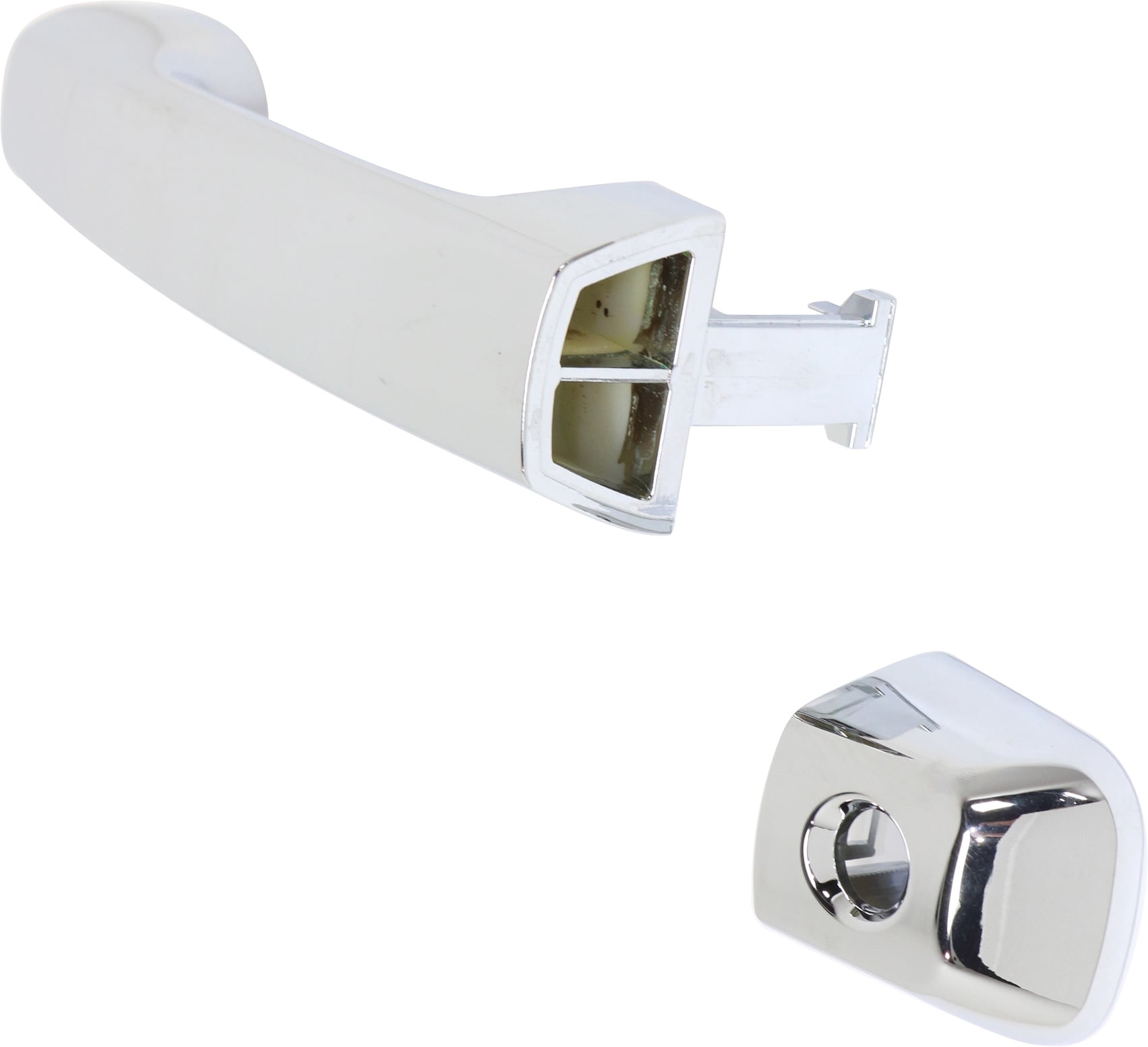 Replacement REPTYA462148 Exterior Door Handle Compatible with 2010-2020 Toyota 4Runner Lexus GX460 Front, Left Driver Chrome