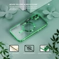 thumbnail image 3 of Dteck Magnetic Case with Tempered Screen Protector for iPhone 16 Plus,Shockproof TPU Transparent Case Compatible with MagSafe Full Camera Lens Protector Plating Back Cover,Darkgreen, 3 of 5