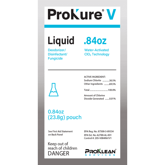 ProKure V Liquid Disinfectant & Deodorizer - 5 Gallon Pouches (PACK OF 6)