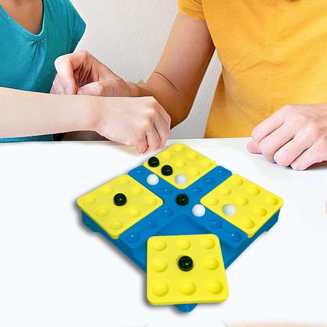 Juguete giratorio Gomoku Montessori, juego de fiesta, desarrollo cognitivo, juego competitivo para regalos de cumpleaños, suministros de oficina para Estilo B
