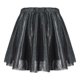 thumbnail image 3 of Minifalda metálica brillante para mujer, con cintura elástica brillante, faldas con volantes, disfraz para carnaval, fiesta, baile en barra, 3 of 5