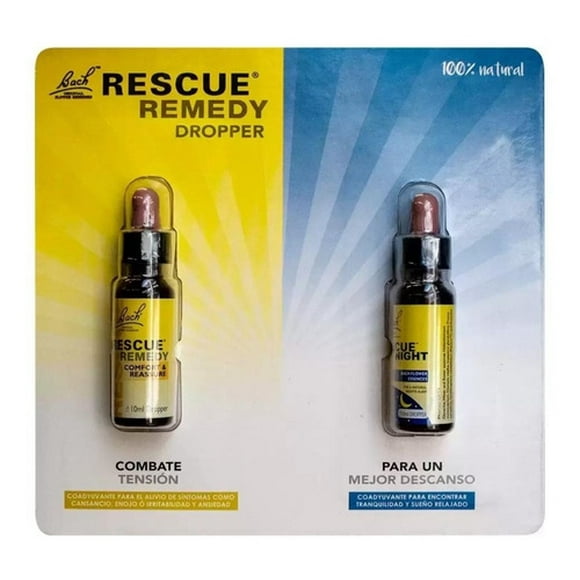 Dropper Día Y Noche Bach Rescue 10 Ml Bach Rescue Original
