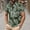 Army Green, variant on Vetsdori Mens Fashion Shirts Army Green Pullover Collared Short sleeve Hawaii Print V-Neck Shirts for Men Stylish