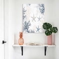 thumbnail image 4 of Canvas Wall Art Retro Starfish Coral Canvas Art Print Ocean Nautical Coastal Pictures Wall Decor for Living Room Bedroom Artwork Decorations Stretched Framed Ready to Hang 12"x16", 4 of 9
