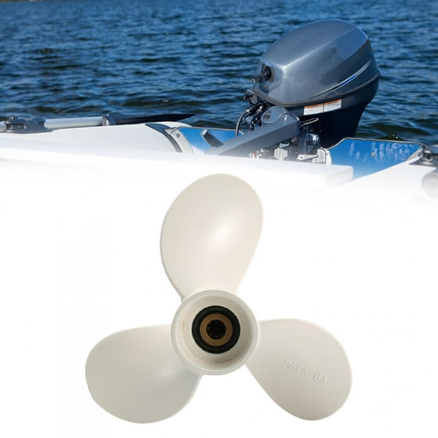 Outboard Motor Propeller, Sturdy Boat Prop Aluminum For 4HP 5HP