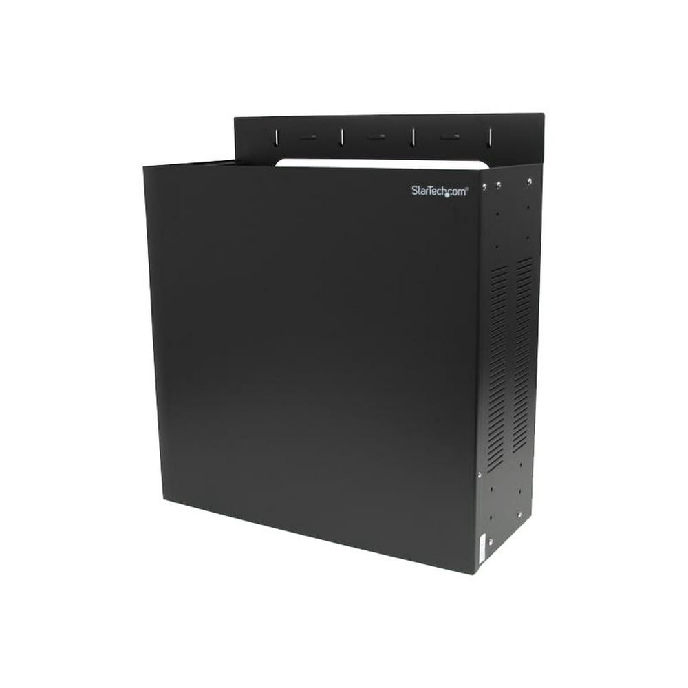 Startech 4u vertical wall mount server rack enclosure 18 9in deep
