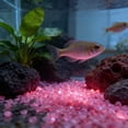 thumbnail image 6 of Glow in the Dark Pebbles, Luminous Pink Fluorescent Stone for Fish Tank Aquarium Bottom Substrate, Waterproof Plastic Night Light Gravel for Garden Walkway Yard Pathway Plant Decor, 6 of 6
