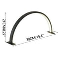 thumbnail image 2 of Nail Light for Desk, Half Moon Light for Nail Desk, Foldable Nails Desk Lamp, Multiple Color Modes and Brightness, for Beauty Eyelash Makeup Nail Tech Black, 2 of 9