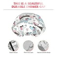 thumbnail image 4 of Dachshund Dog Puppy Pink Blue Shower Cap, Reusable Bath Hair Hat for all Hair Lengths Hair Cover with Elastic Band Double Waterproof Layers Bathing Hat, 4 of 5