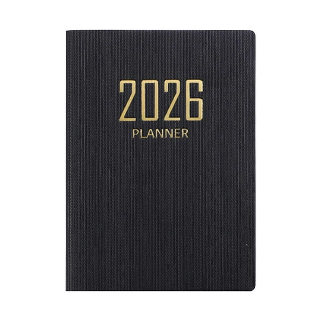 2026 A7 Daily Planner Notebook - Mini Pocket Organizer with Dated Pages, for Scheduling, Memo, Travel, School, and Office, 64 Sheets, 128 Pages