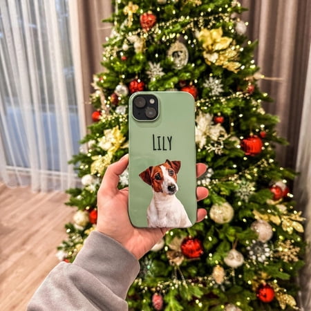 Personalized Pet Photo iPhone Case: Custom Dog & Cat Portrait Gift Designed for iPhone 17 Series, 16, 15 Pro Max