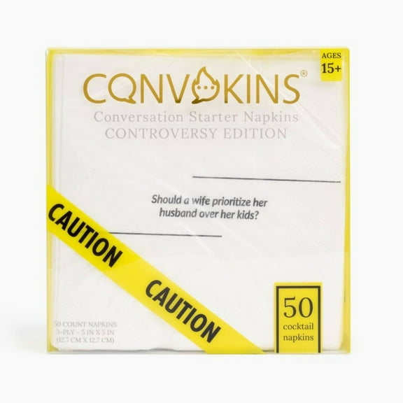 50ct Convokins Controversy Conversation Starter Cocktail Napkins