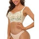 thumbnail image 4 of SOSTEN CHIC para Mujeres, Sostenes Minimizer sin Aros, con Espalda en U, Tirantes Ajustables, Encaje, con Almohadillas, Cobertura Completa, Talla C 36, Color Beige, 4 of 4