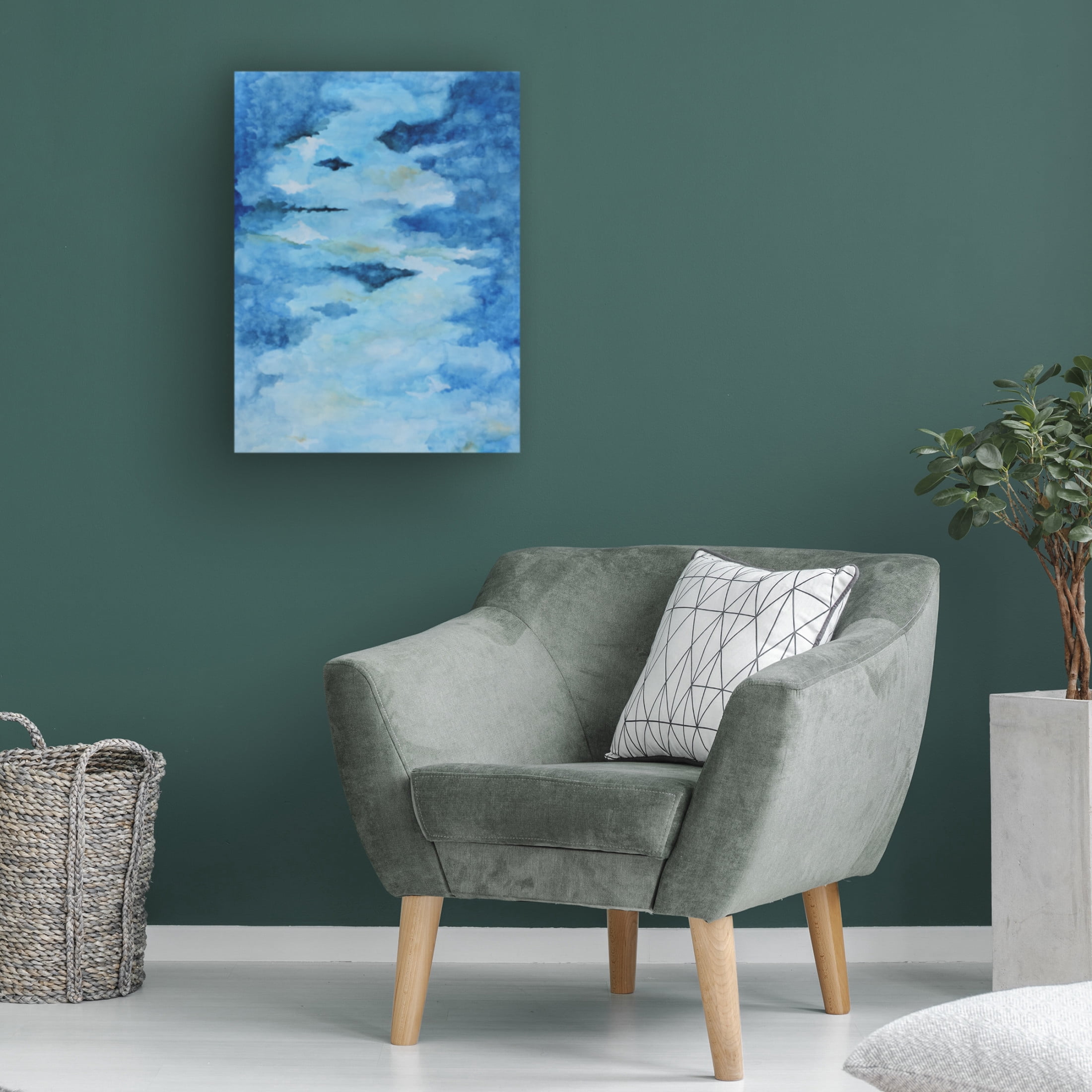 Canvas Wall Art - Maliq 'Drava' Wall Art for Living Room, Bedroom, or Office Décor by Trademark Fine Art - 18 x 24 Inches