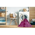 thumbnail image 2 of Ahgly Company Machine Washable Indoor Rectangle Abstract Raspberry Red Area Rugs, 6' x 9', 2 of 7
