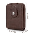 thumbnail image 5 of Wrangler Cow Print Wallet Women Small Credit Card Holder with Rfid Blocking Zip Credit Card Case,Compact & Easy to Carry Gifts for Women, Cpffee, 5 of 7