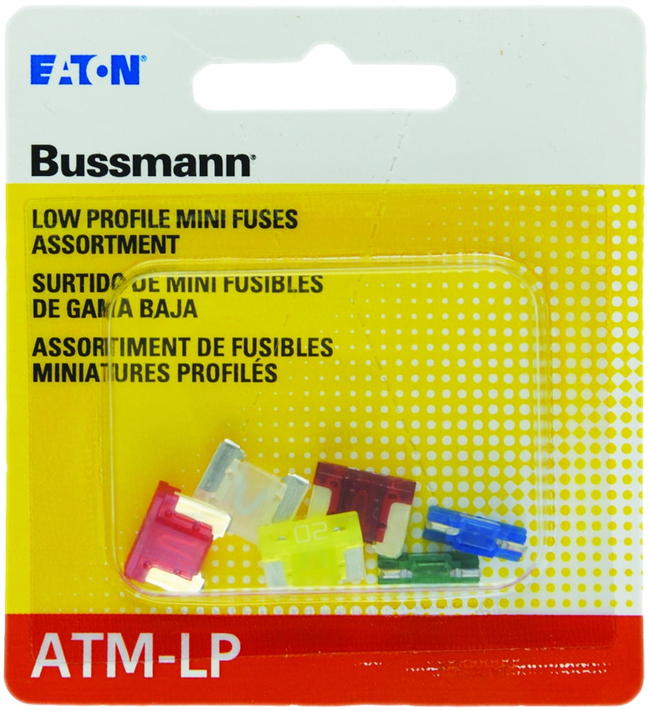 Bussmann Series 6 Piece ATM / Mini Low Profile Fuse Assortment Kit, BP/ATM-A6LPRP