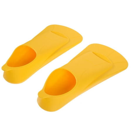 unbranded Swim Buoy Mermaid One Piece Fins Versatile Swim Gear Child 25.5x12.3cm Yellow