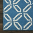 thumbnail image 3 of Nourison Bliss Transitional Trellis Blue 2'3" x 7'3" Area Rug, (2' x 7'), 3 of 6
