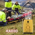 thumbnail image 3 of Radio solar de emergencia 1200mAh Cargador de banco de energía Radio de supervivencia para acampar al aire libre Hugtrwg Nuevos Originales, 3 of 8
