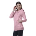 thumbnail image 4 of Moomaya Womens Zip Up Hoodie Full Sleeves Top w/ Pockets Casual Hoodies, 4 of 9