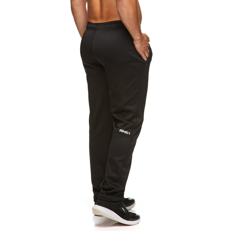 AND1 Men's and Big Men's Active Tech Fleece Sweatpants, up to Size